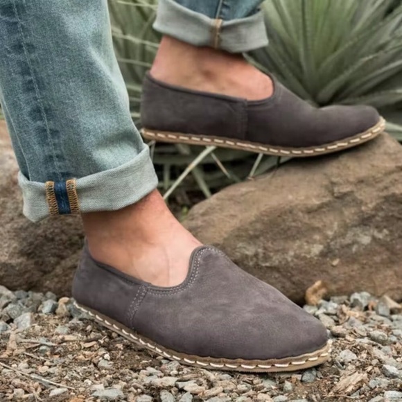 sabah Other - Sabah Ashmore Grey Turkish Loafers Mens Size EU 40 8.5